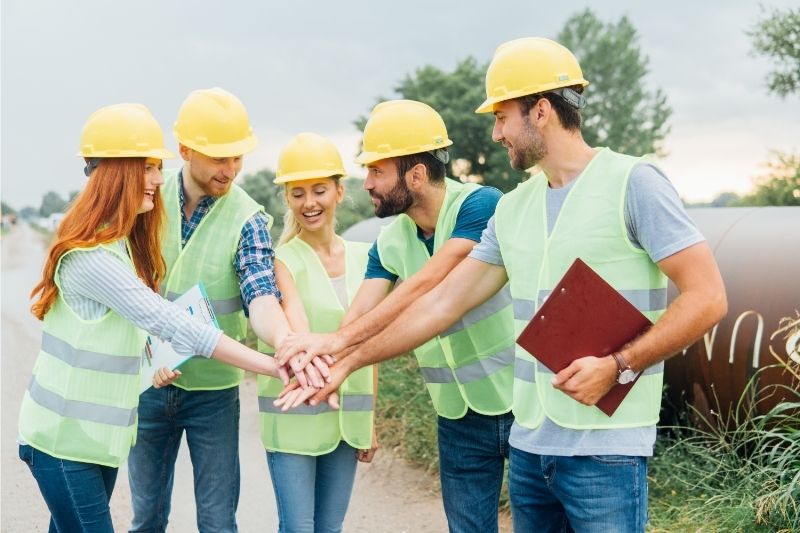 Image about a group of construction workers and their skills